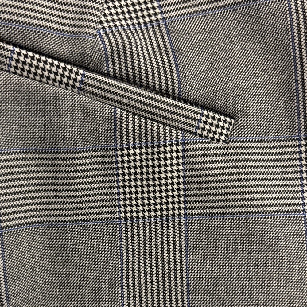 Jcrew Gray glen Plaid cropped Pants size 0 - Picture 4 of 6